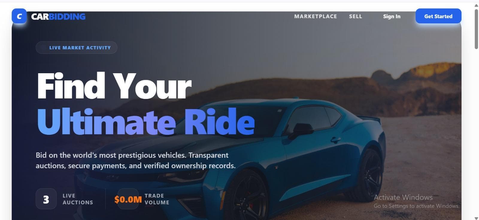 Car Bidding Platform